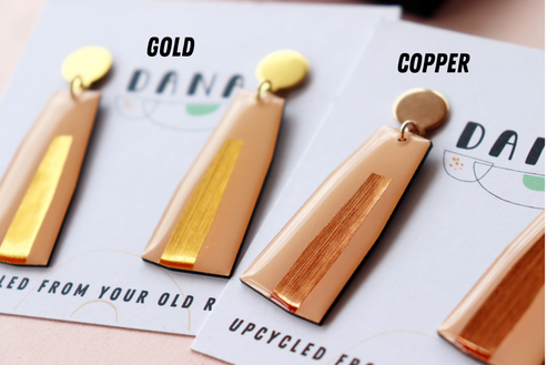 Ella Large warm Pink and Gold