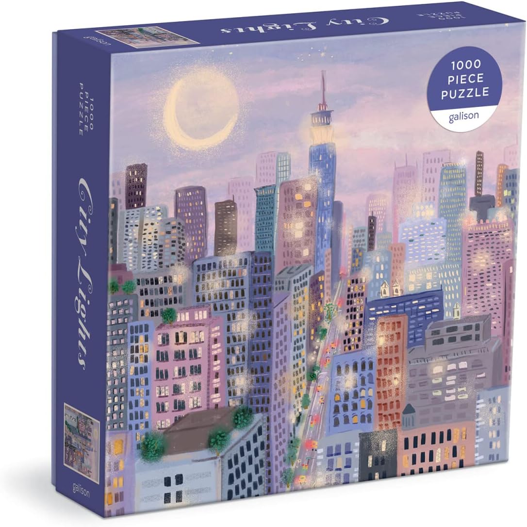 City Lights Jigsaw Puzzle, Multicoloured, 1000 Pieces