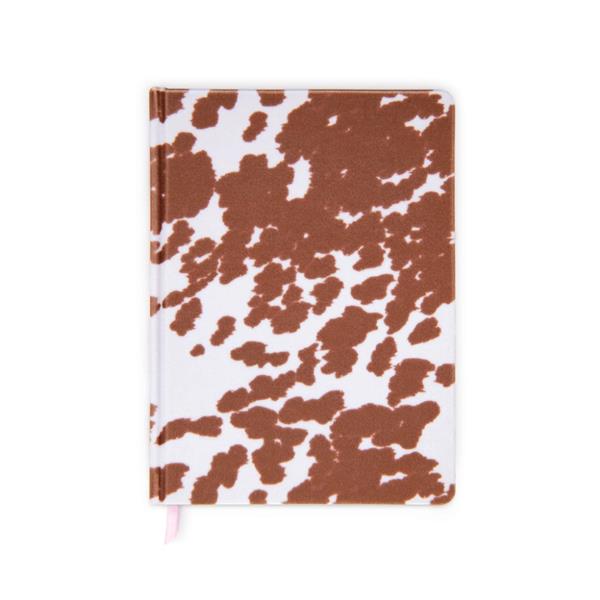 Jumbo Velvet Journal Cow Print