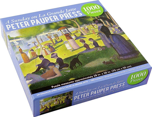 Peter Pauper Press A Sunday on La Grande Jatte 1000 Piece Jigsaw Puzzle