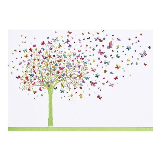 PETER PAUPER PRESS BOXED EVERYDAY NOTE CARDS – TREE OF BUTTERFLIES