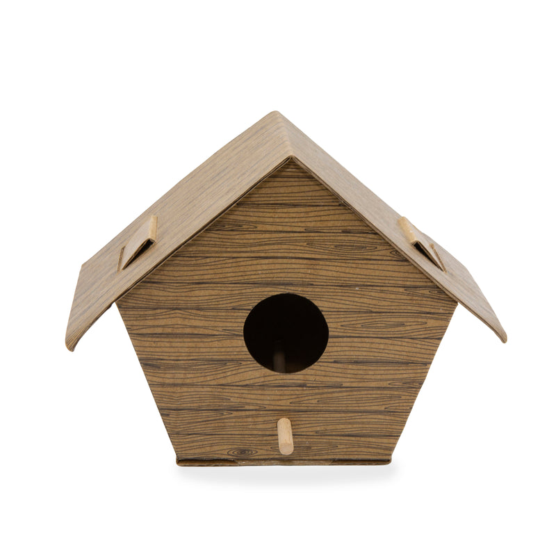 DIY Bird House Log Cabin