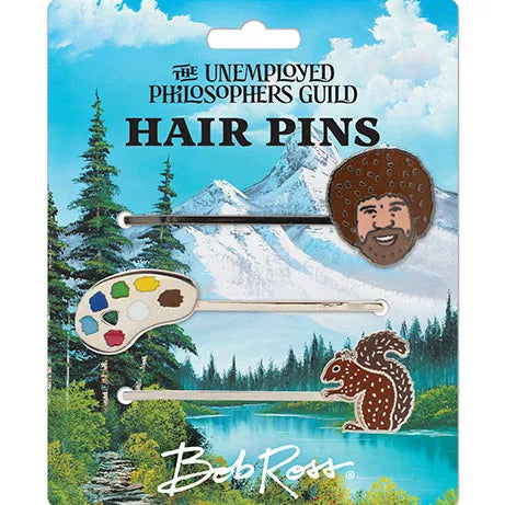 Bob Ross Hair Pins