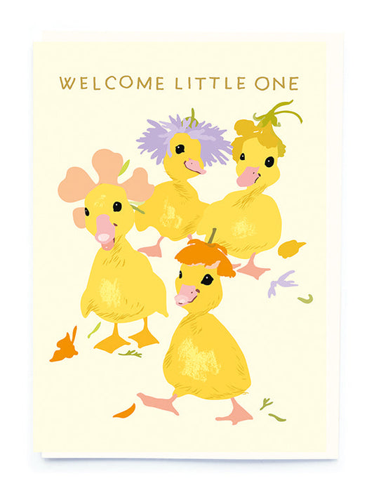 'Welcome Little One' Greeting Card