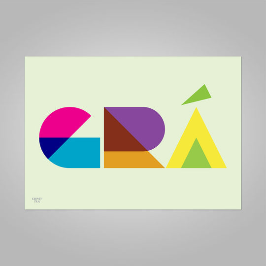 Geometric Type - Grá (Love)
