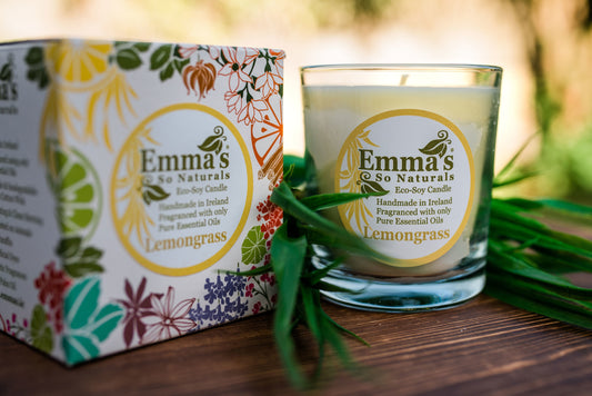 Lemongrass Natural Candle in Glass Tumbler