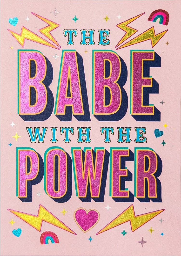 'The Babe With The Power' Greeting Card