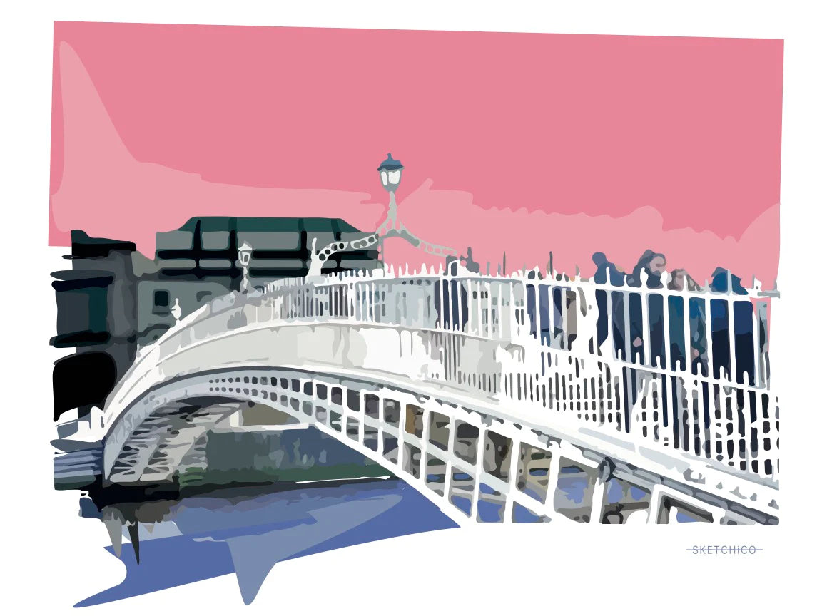 Ha'Penny Bridge Print