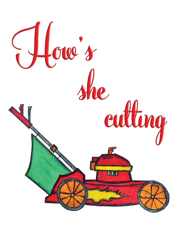 How's She Cutting Card