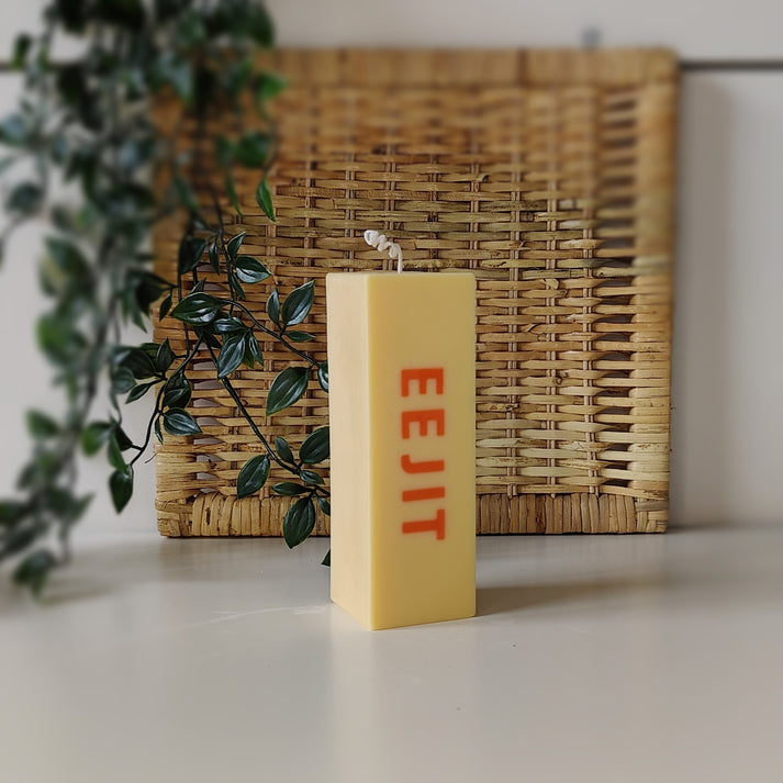 Eejit Candle Orange