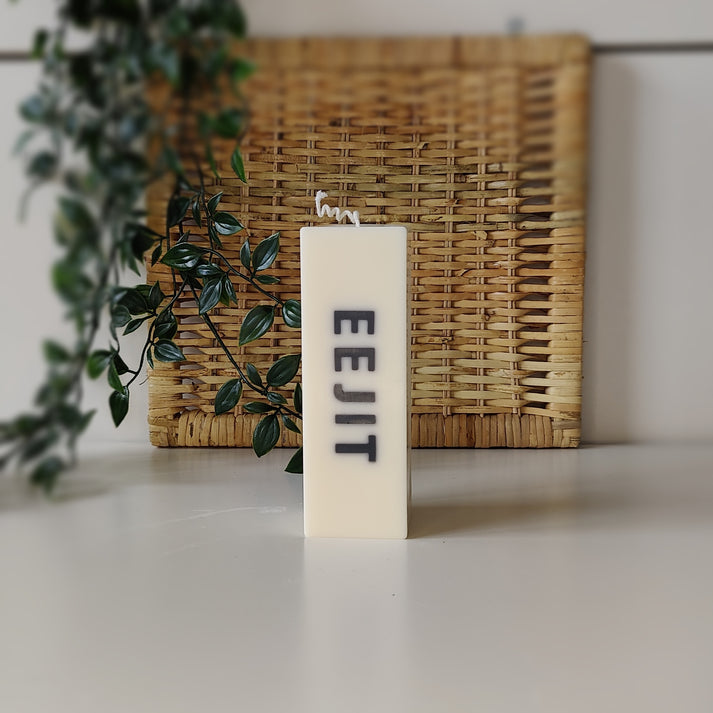 Eejit Candle White