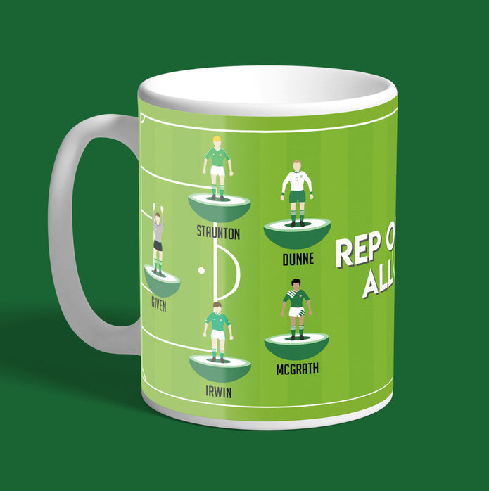 Rep of Ireland All Time XI Subbuteo Mug