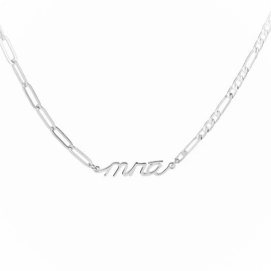 Mná Power - Silver Plated Necklace