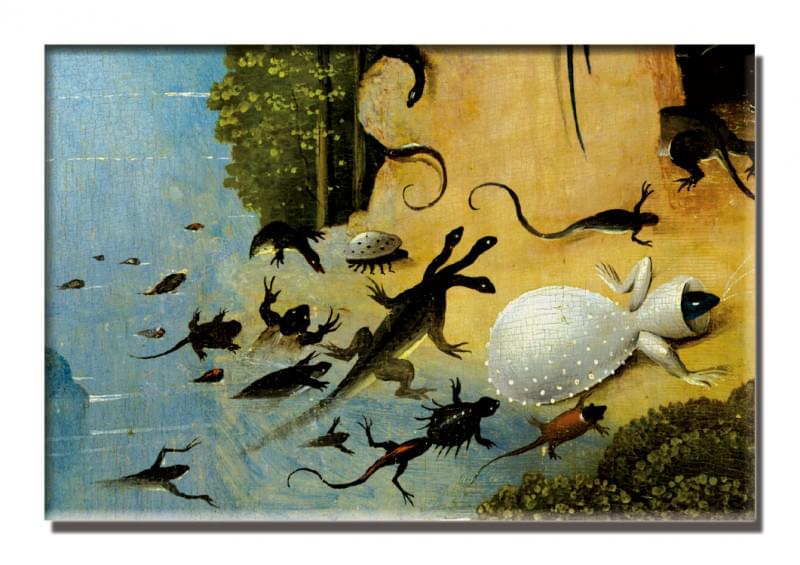 Fridge magnet: Inspired by The Garden Of Earthly Delights