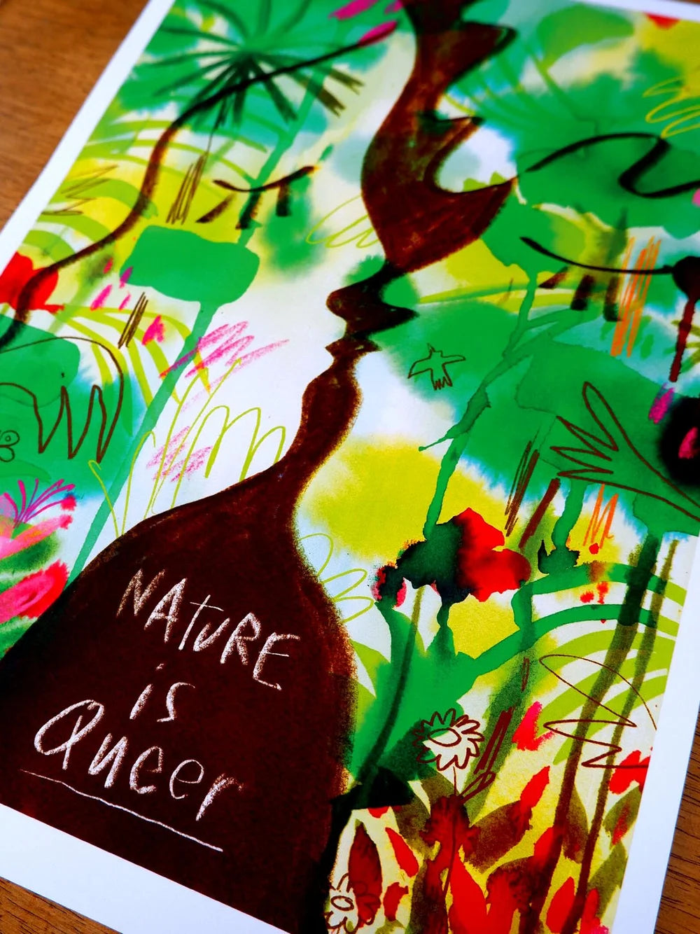 Nature is Queer A4 PRINT