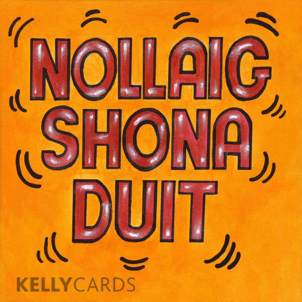 Nollaig as Gaeilge Irish Christmas Wallet