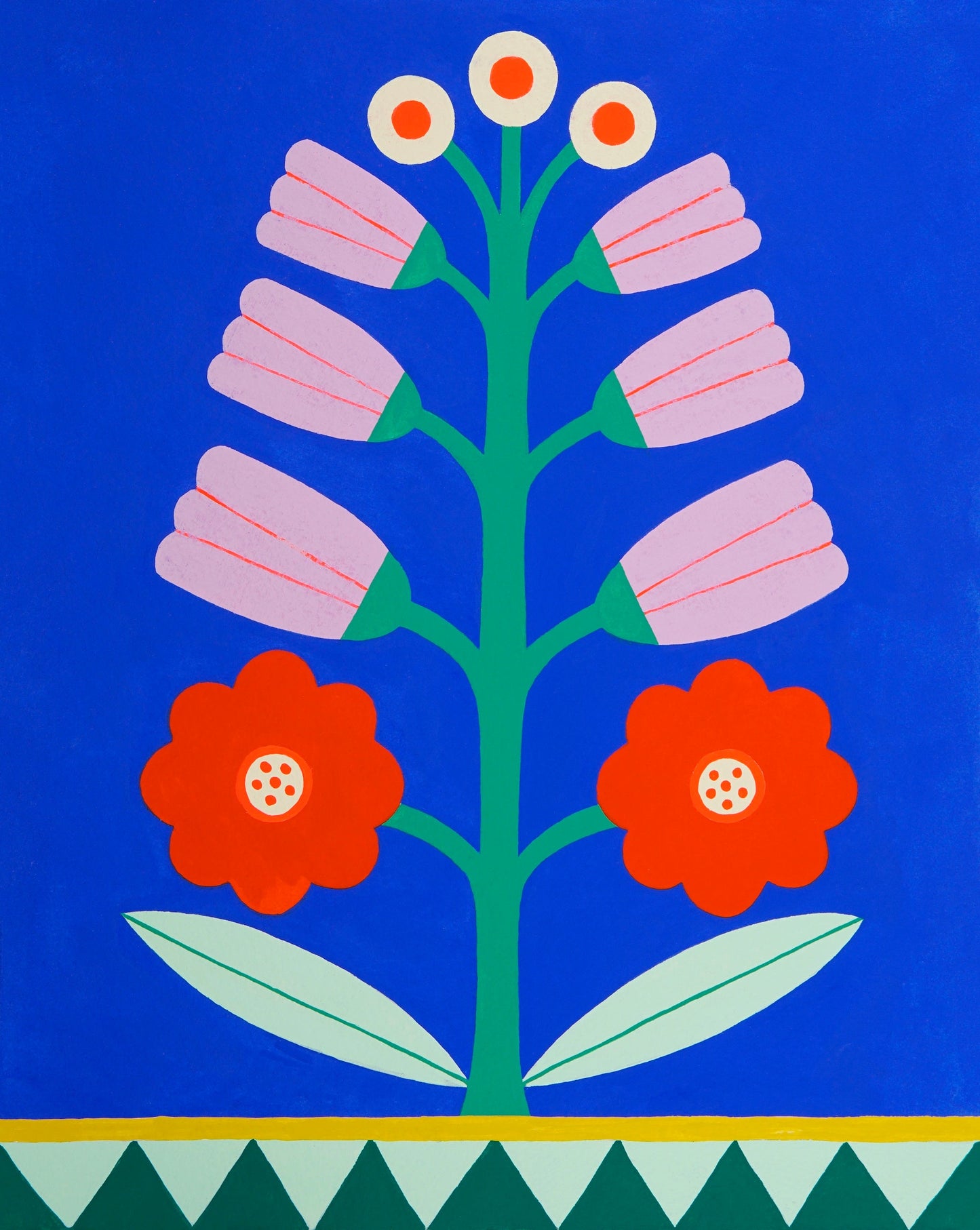 Folk Flower 1