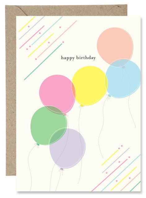 The Paper Gull 'Happy Birthday' Greeting Card