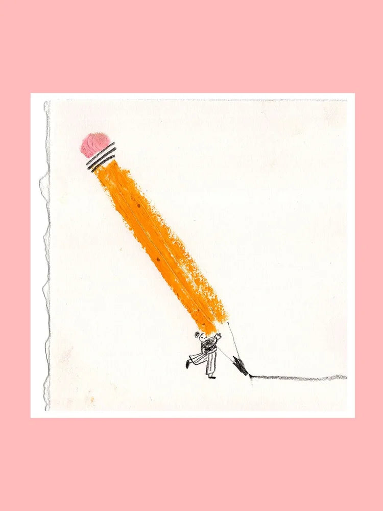 The Pencil SQUARE PRINT