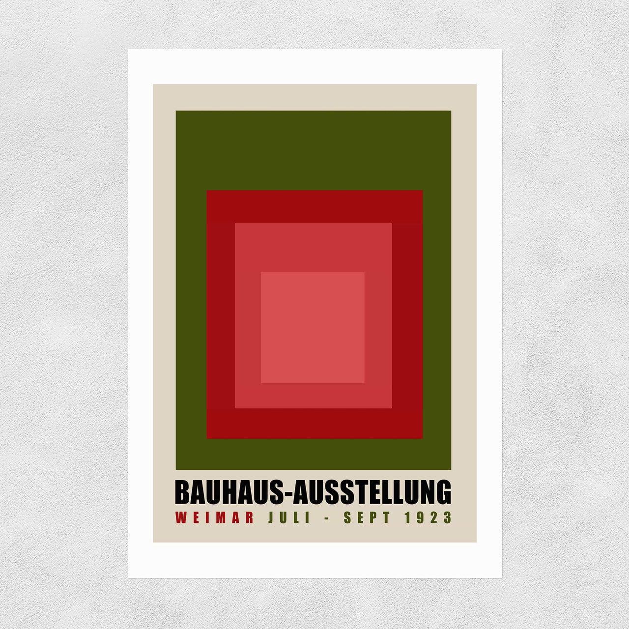 Green And Red Bauhaus