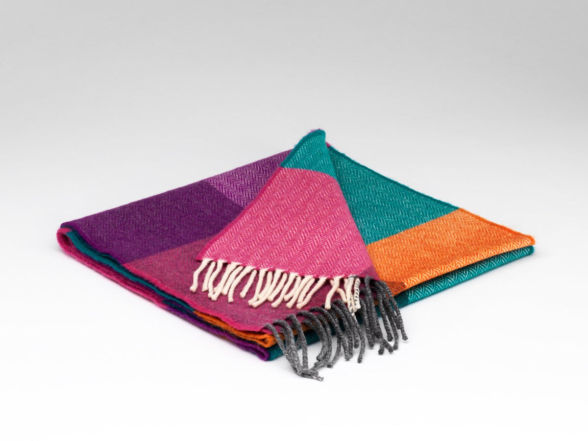 MCNUTT LAMBSWOOL CHECKERED Scarf and Tube Range