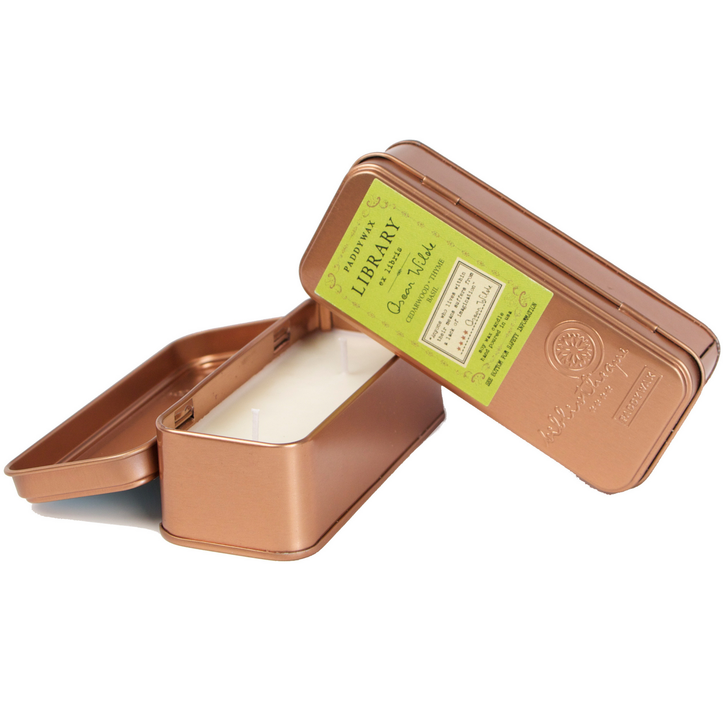 Library Two Wick Travel Tin 2 oz./56g ‐ Oscar Wilde