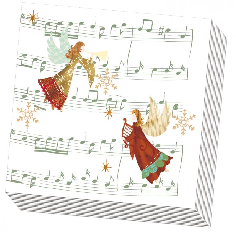 Napkins: Christmas Angels