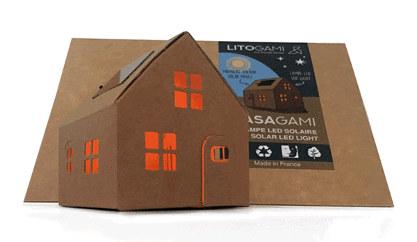 Casagami Small Solar-Powered Nightlight - Kraft for all Ages