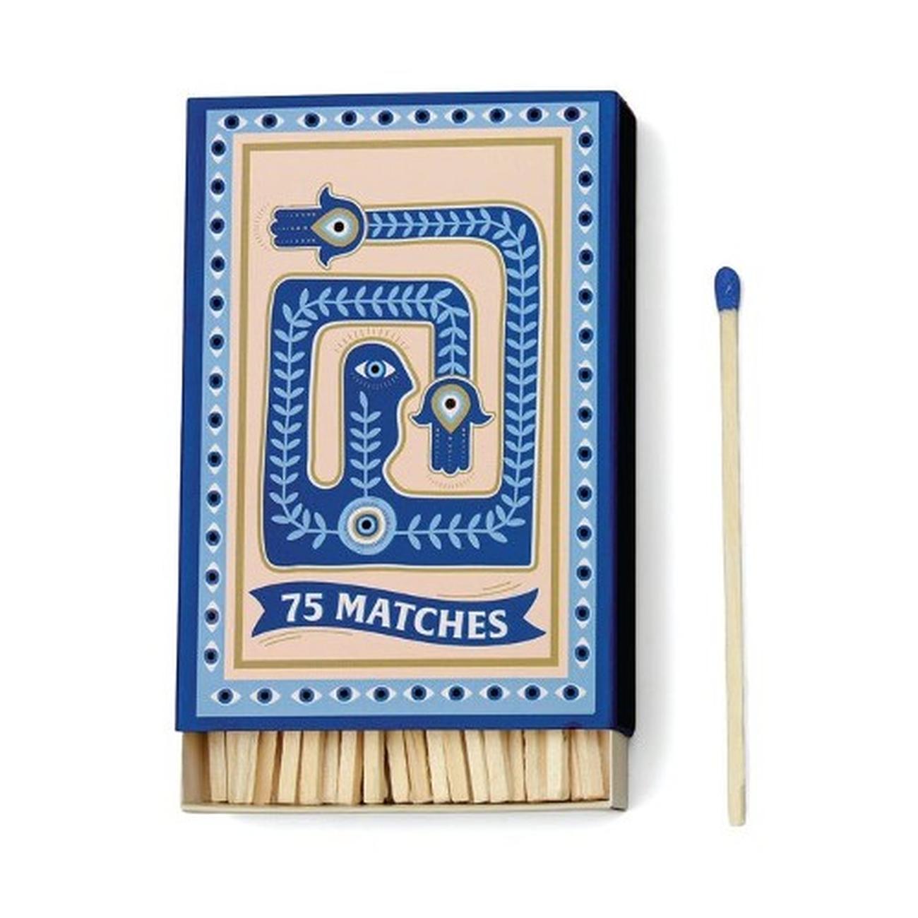 A Dopo Boxed Matches "Eye" Blue ‐ 75 matches