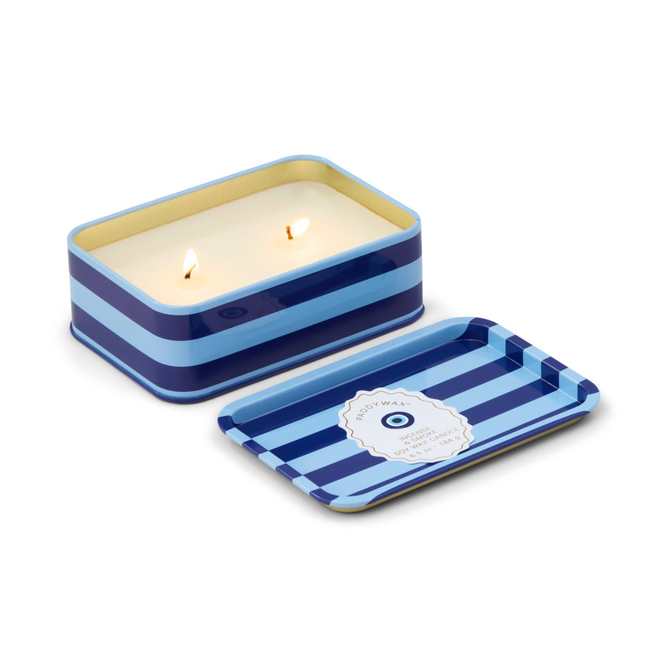 A Dopo Eye Printed Tin Candle