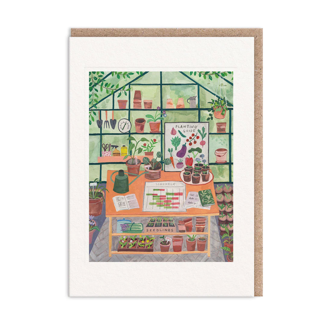 Greenhouse Greeting Card