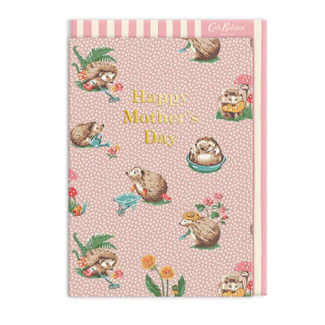 Cath Kidston Hedgehogs Mother's Day Greeting Card