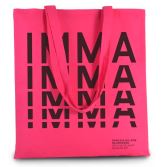 IMMA Tote Bag (Pink with Black text)