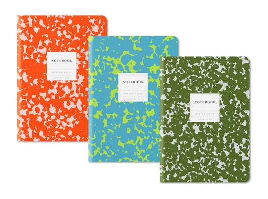 Kaleido 3 Pack Notebooks A5 - Chameleon Camo