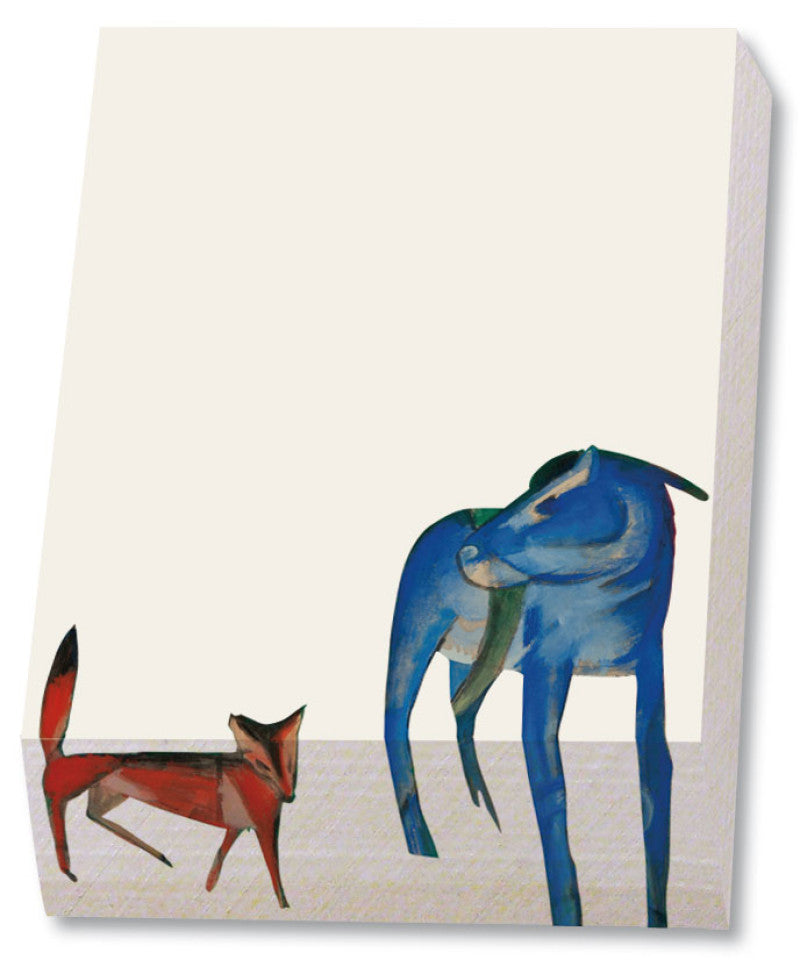 Memo pad: The Creation of the Horses, Franz Marc