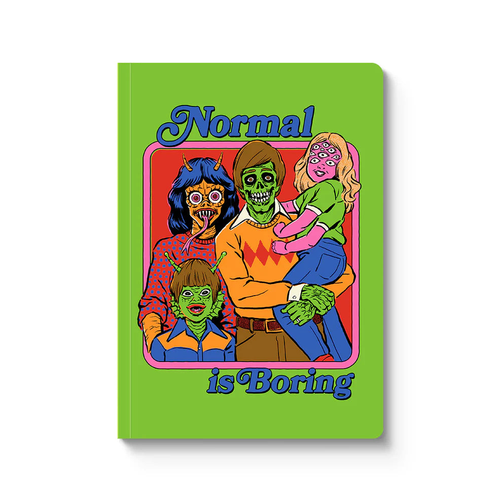 Normal Is Boring Paperback Notebook