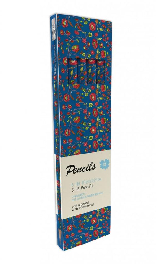 Pencil box: Blumenpapiere