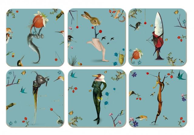 Coasters: Inspired by The Garden Of Earthly Delights, Jheronimus Bosch