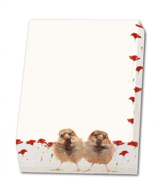 Memo pads - Birds
