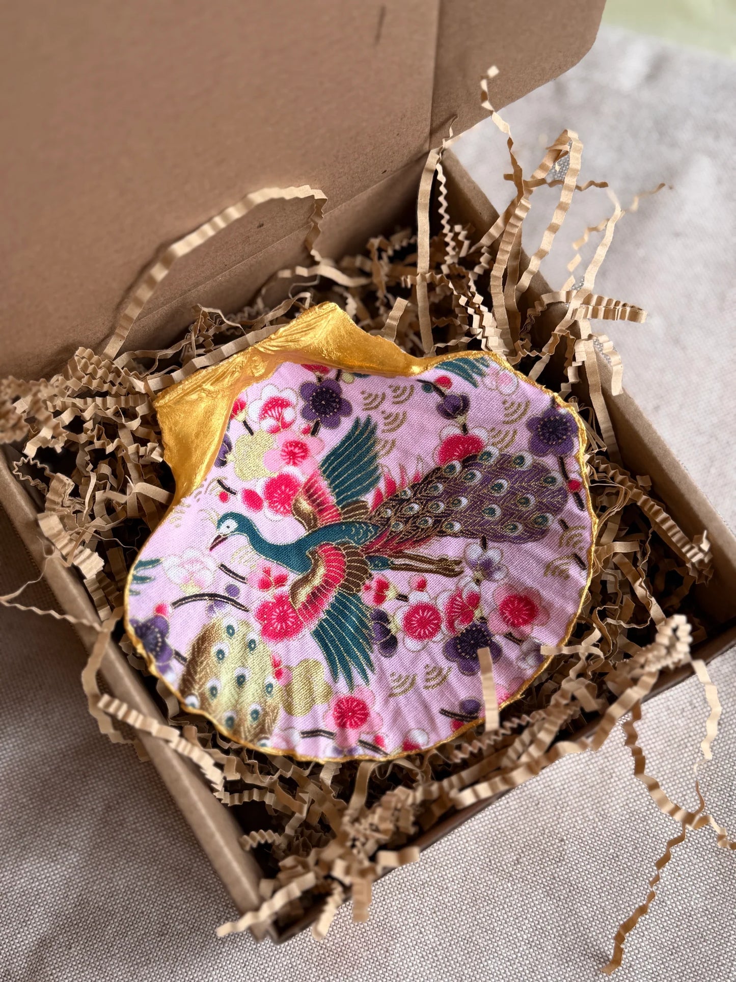 Peacock Trinket Dish