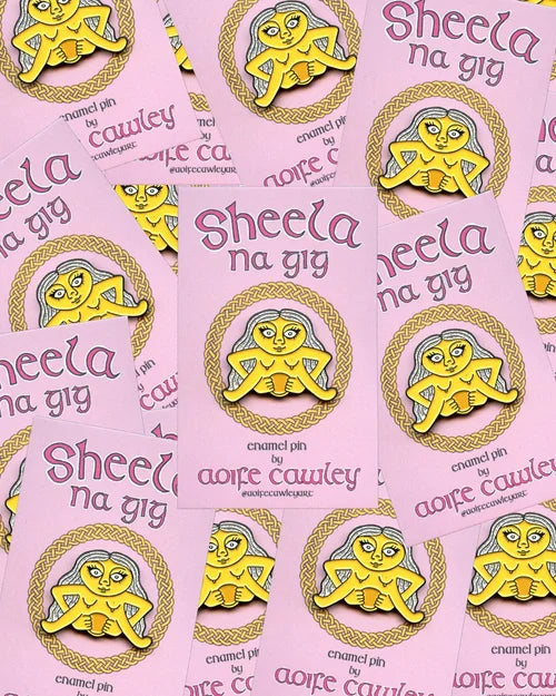 Sheela Na Gig Enamel Pin