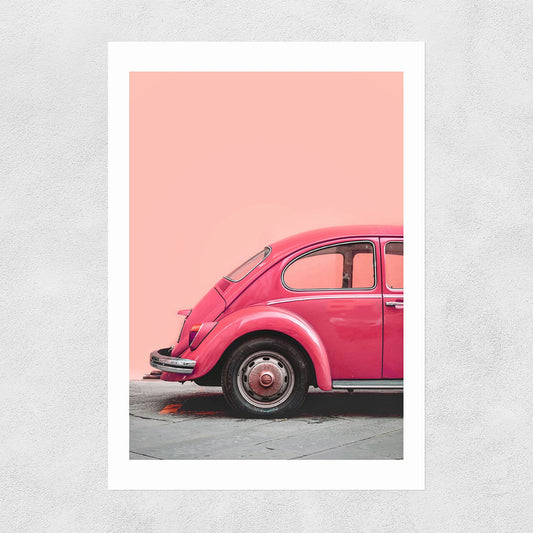 Pink Bug Print