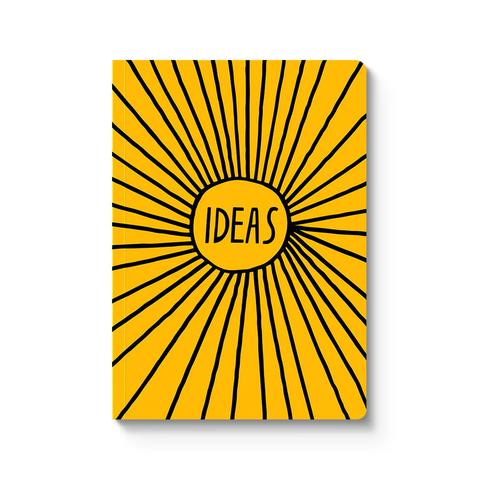 Radiating Ideas Paperback Notebook