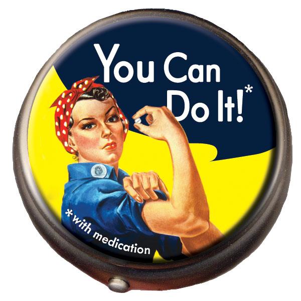 Rosie the Riveter Pill Box