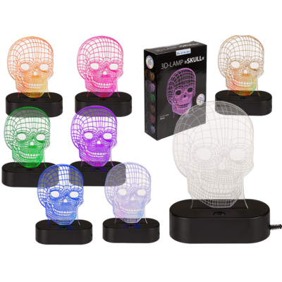 3D LED Skull Lamp