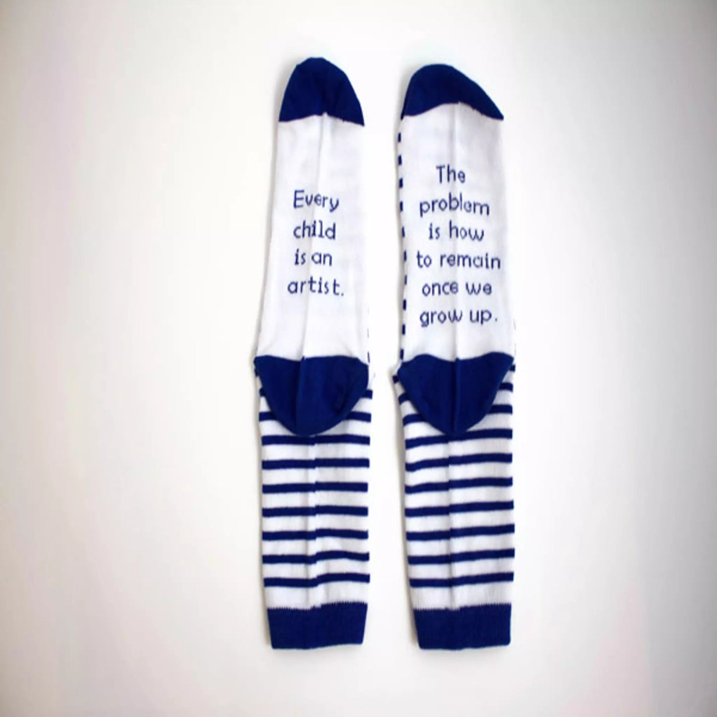 Stripes Socks - Artists Quotes
