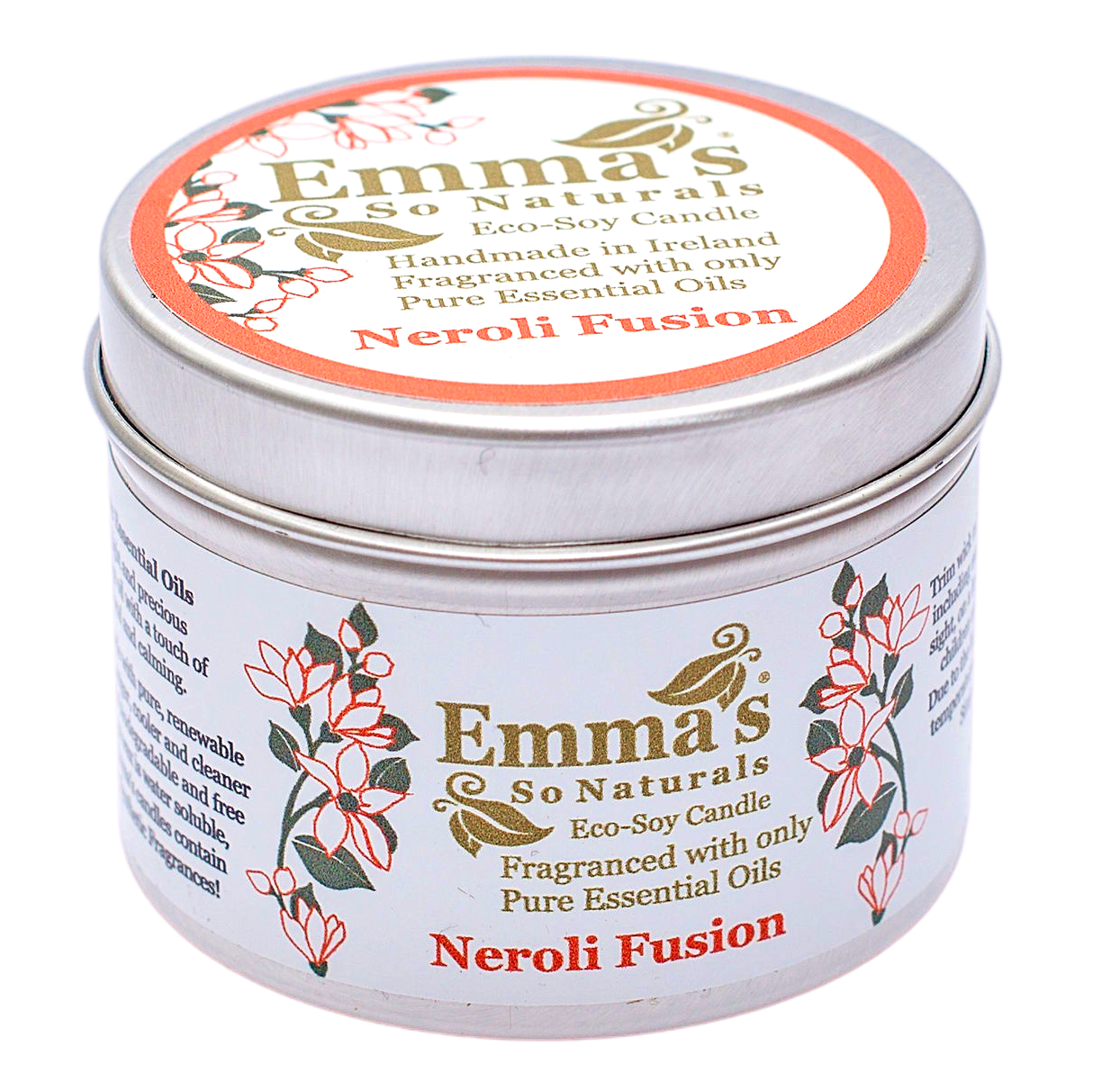 Neroli Fusion Natural Candle in Tin