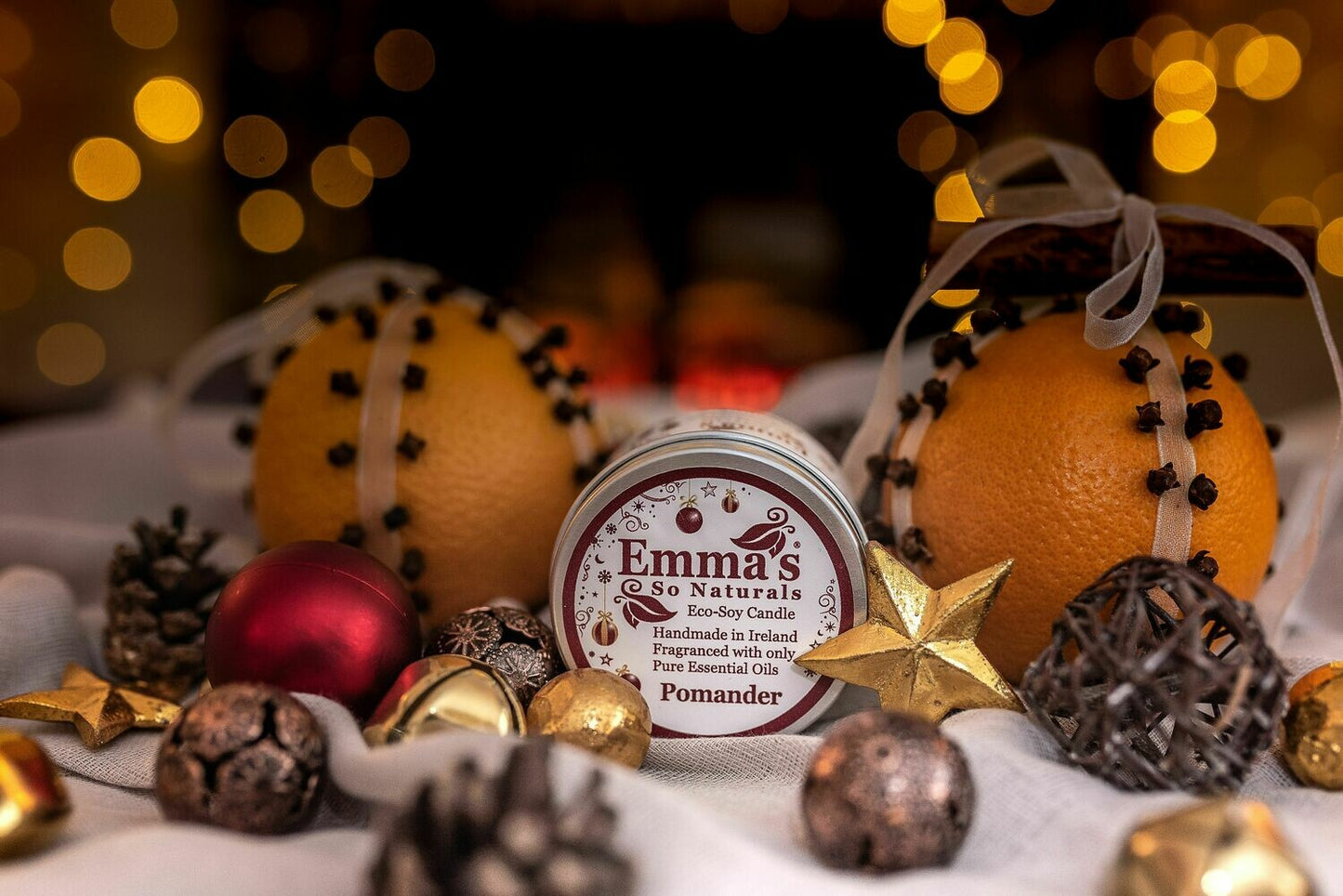 Pomander *Seasonal Natural Candle in Tin
