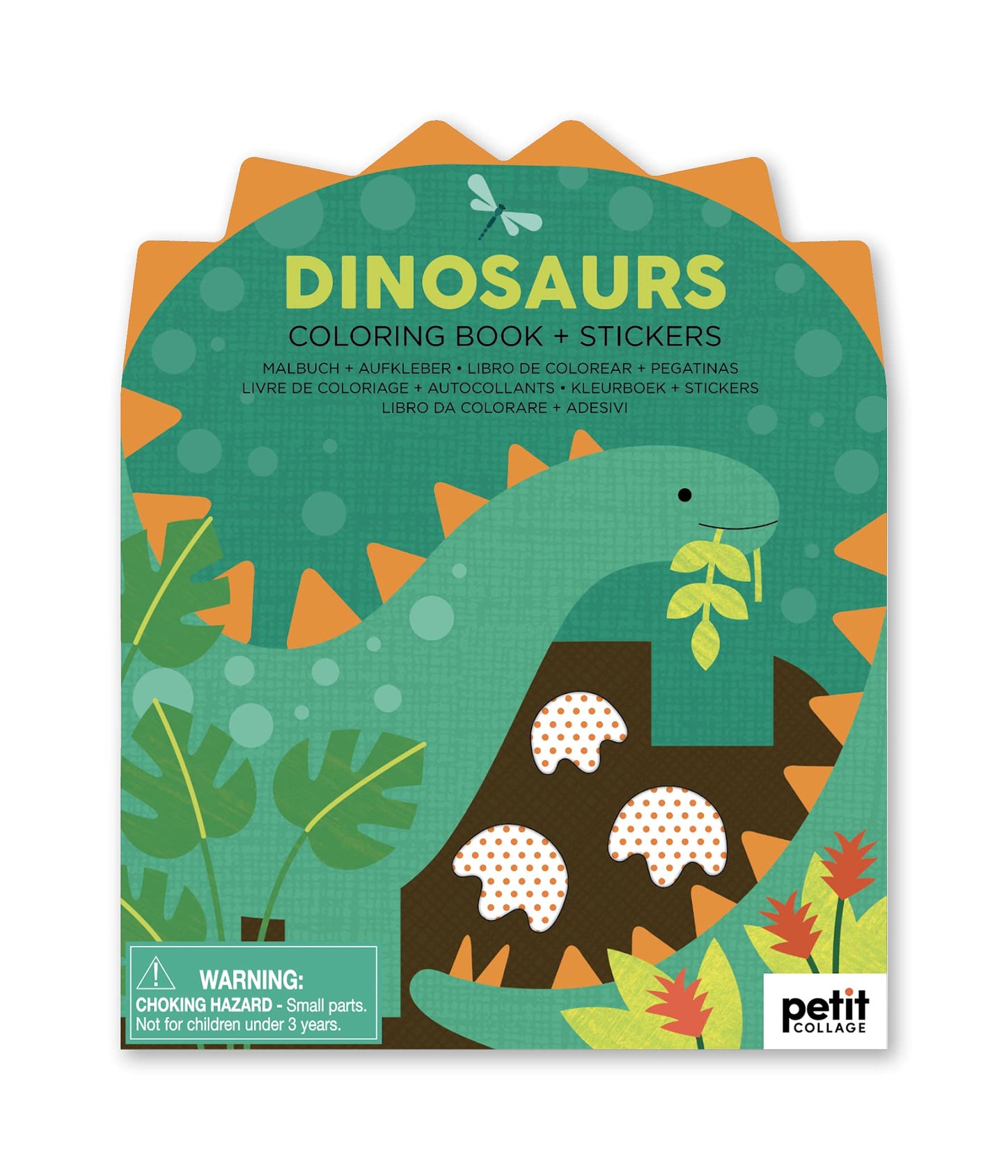Colouring Book with Stickers Dinosaurs Novelty Book