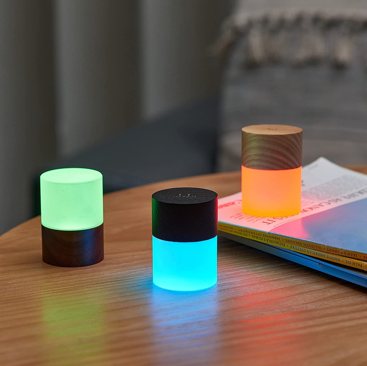 Lemelia Mood Light MINI Natural Walnut Wood